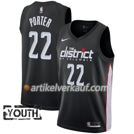 NBA Washington Wizards Trikot Otto Porter  22 2018-19 Nike City Edition Schwarz Swingman - Kinder